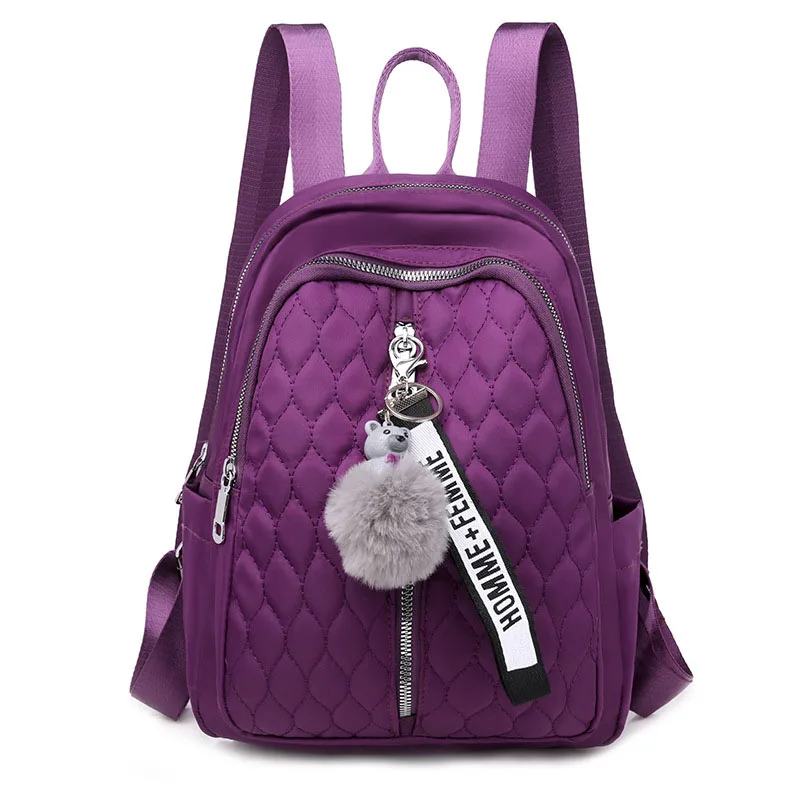 

PB1041 Backpack Women PU Leather Shoulder Bag For Teenage Girls Kids Multi-Function Small Bagpack Female Ladies School Backpack