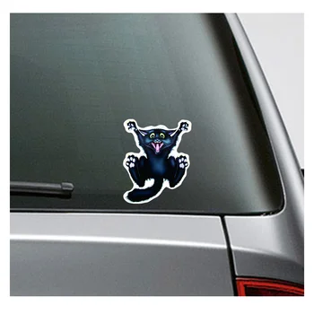

Halloween Cat Car Sticker 15X18CM Logo Decals