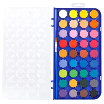 

36 Pack Watercolor Pan Set, Color Art Watercolor Paint Set with 1 Brushes,Easy to Blend Colors, For Kids Adults