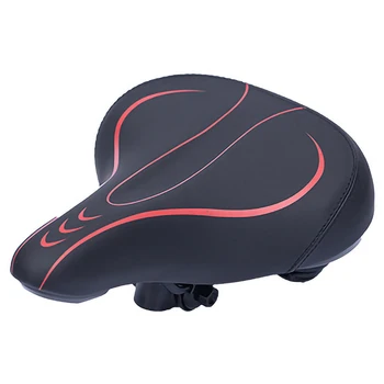

Bicycle Seat Bicycle Universal Saddle With Tail Light Cushion Multi-Color Widened Comfortable Soft Cushion Bicycle Equipment Bat