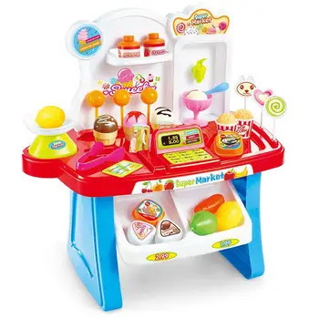 

Baby Yoda Plastic Supermarket Cash Register Toy Miniature Pretend Play House Toy Shopping Brinquedo Cash Register Pos Toy Set