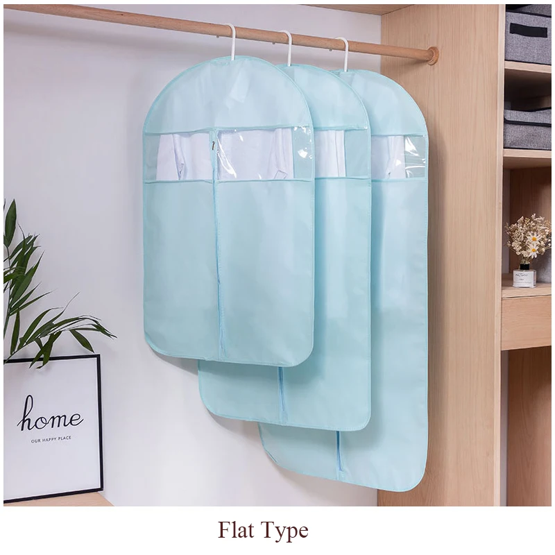 Tres-dimensión funda para vestidos armario bolsa ropa fundas para trajes  con cremallera funda para ropa con ventana transparente de protector para  piel abrigos