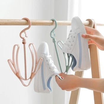 

Balcony shoe rack hook bedroom drying shoes artifact sandals multifunctional home outdoor windproof hanger Daily necessities