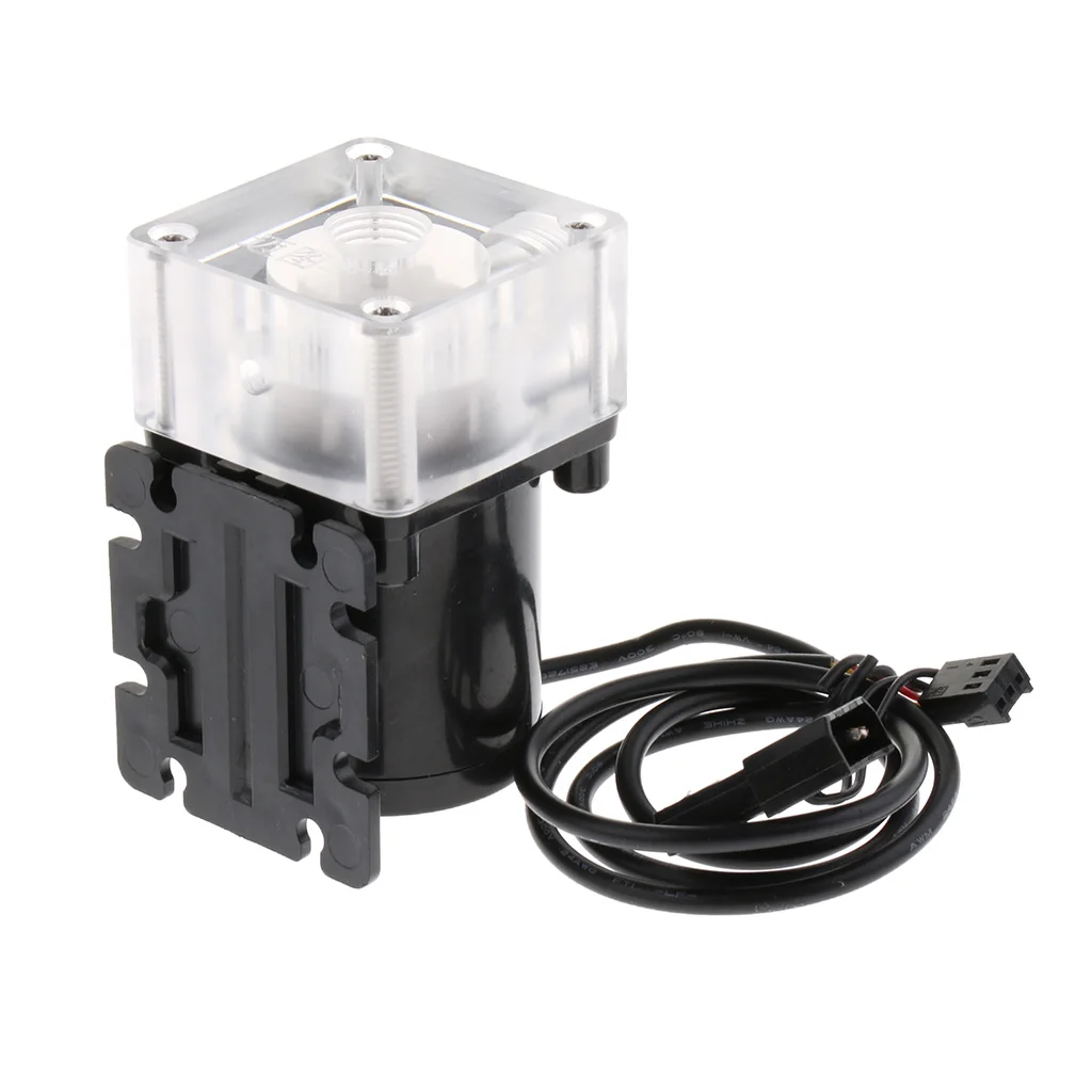 

Silent CPU Watering Cooling Circulating Pump Water Cooled Water Tank Integrated PWM Speed Adjusting combo reservoir 12v 0.5A