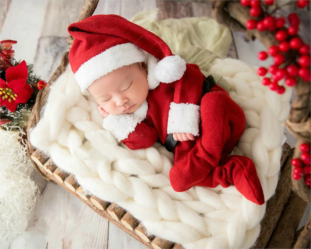 Новинка; Рождественская одежда для малышей; рождественское платье для новорожденных; реквизит для фото вечеринок