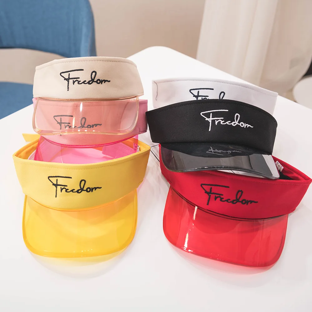 

Children Transparent Topless Hat Summer Sun-resistant Hat Men And Women Baby Sun Hat Korean-style Unroofed Brim Hat Topee