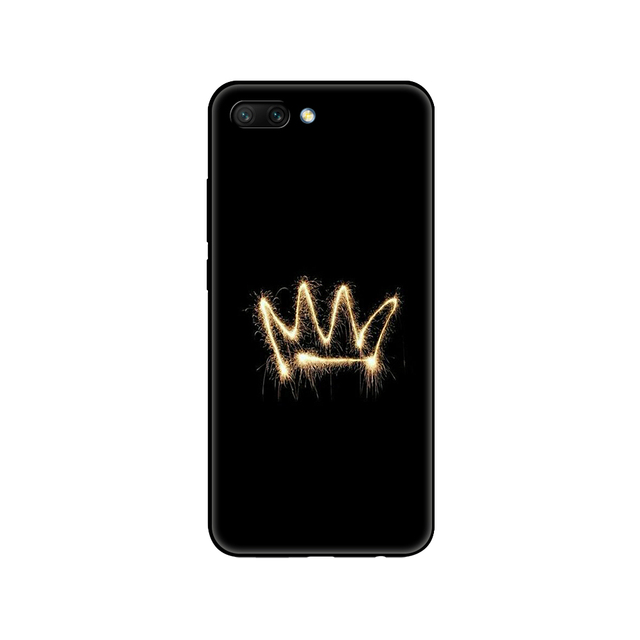 honor 10 case soft silicon tpu back phone cover for huawei honor 10 Case Etui protective printing coque black tpu case