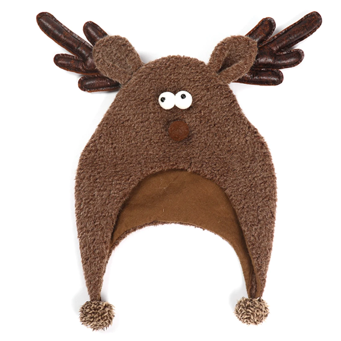 

Christmas Hat Children Stereoscopic Cap Xmas Party Costume Supplies - Velboa Elk