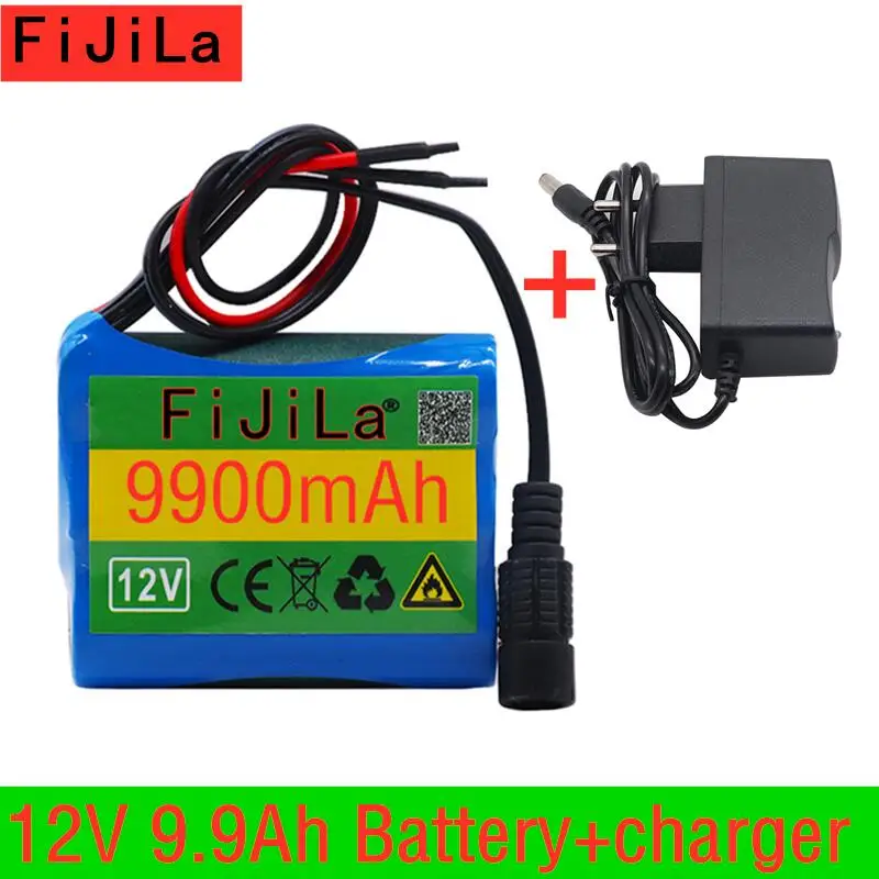 2020 Новый 12V 9900mAh 18650 литий ионная аккумуляторная батарея для камеры видеонаблюдения 3A батареи + 12V EU US зарядное устройство + бесплатная доставка|Комплекты батарей| | АлиЭкспресс