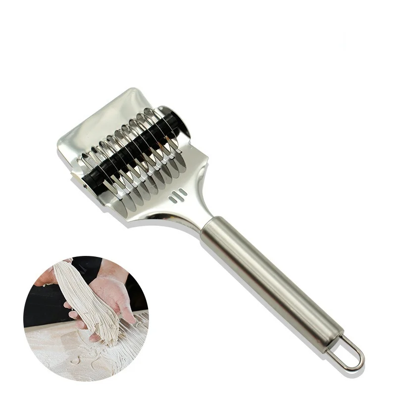 Stainless Steel Noodle Cutter Non-slip Handle Pasta Maker machine Tools Manual Ginger Garlic Roll Crusher Kitchen Gadgets