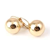 Mode femme boule-forme boucles d'oreilles bohême créatif blanc/doré boule goutte boucle d'oreille bijoux meilleur cadeau pour un ami ► Photo 2/6