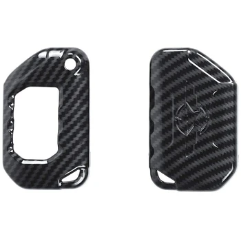 

Key Fob Cover Case Protection for Jeep Wrangler JL JLU 2018-2020, for Jeep Gladiator 2020,Key Replacement Accessories