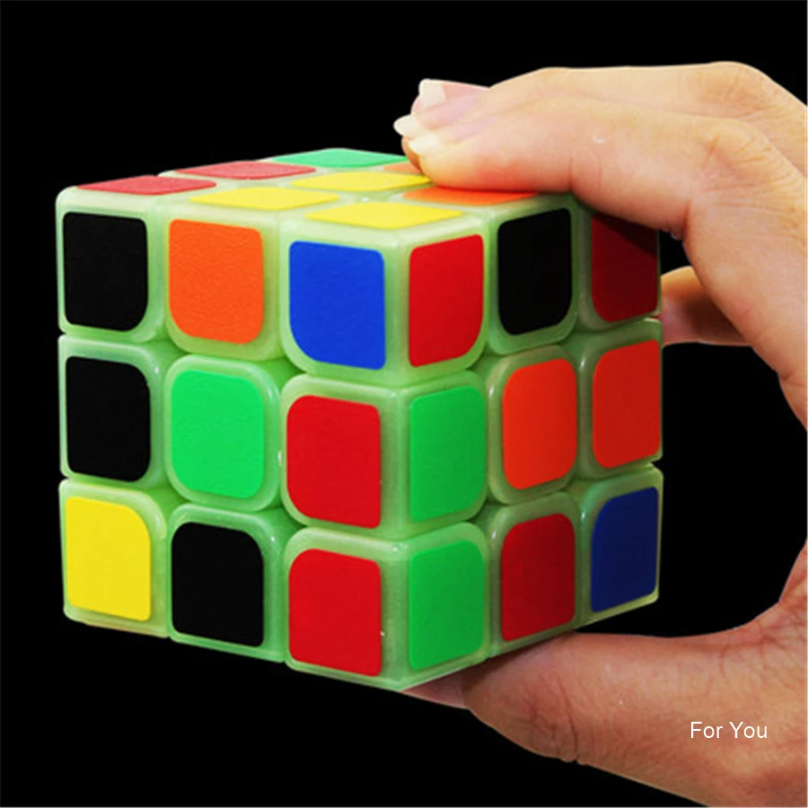 Cubos Magicos Пазлы 3 3 3 скоростные игрушки развивающие игрушки Светящиеся в темноте интеллект Мини-Волшебный куб скорость головоломка EE50MF