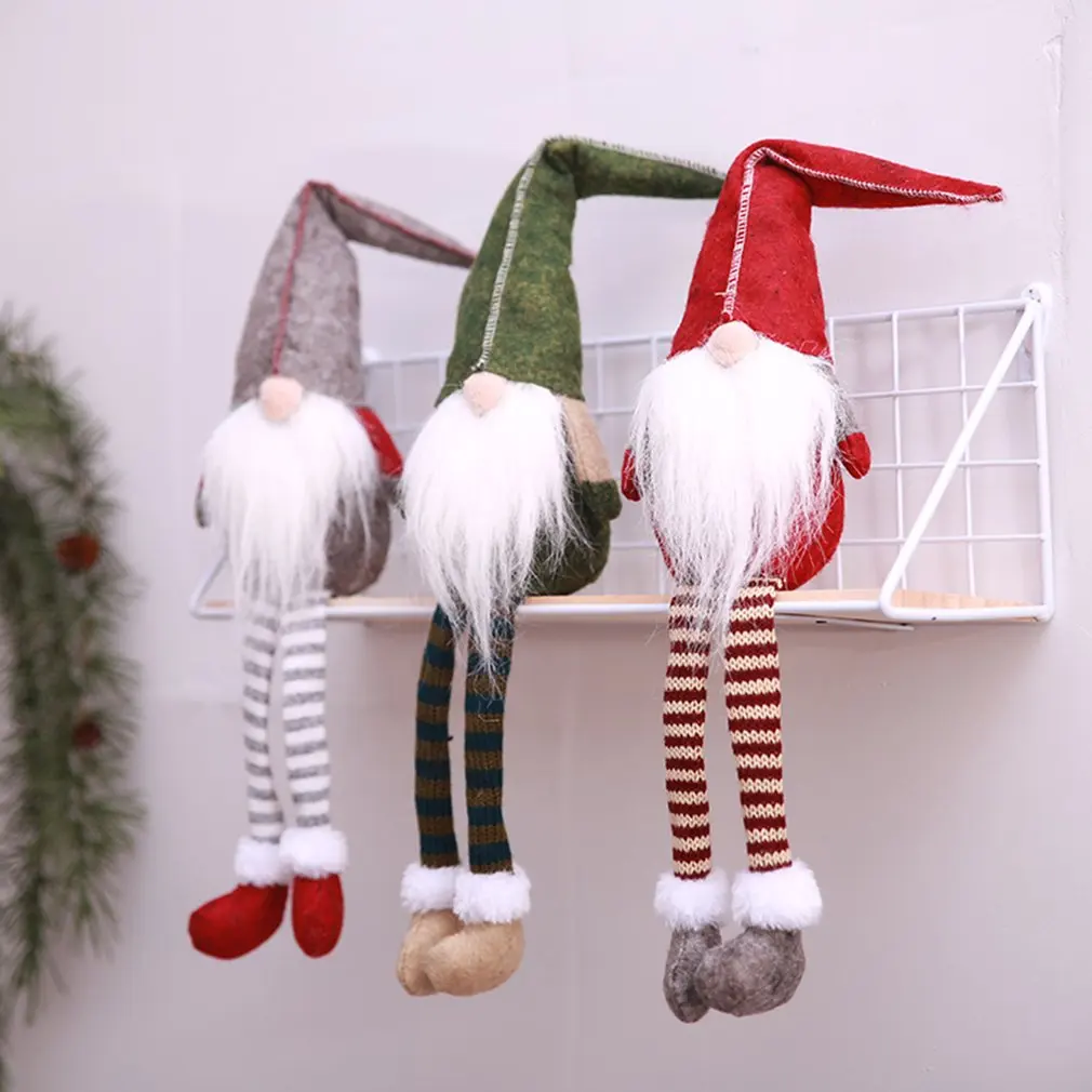 Мультяшное Рождественское украшение, кукла для пожилых людей, безликая кукла, рождественский подарок, плюшевая игрушка, креативный детский подарок