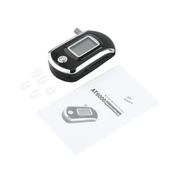 

Professional Digital Breathalyzer Alcohol Tester 5 Pcs Mouthpieces Breath Analyzer with Large Digital LCD Display Drop Shipping