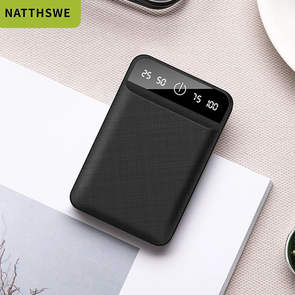 NATTHSWE внешний аккумулятор 10000 мАч для Xiaomi Mi 2 USB портативное зарядное устройство