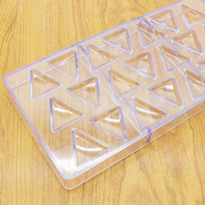 21 даже треугольники, чтобы сделать шоколадные формы Твердые суставы DIY один мульти-сетки выпечки формы леденец плесень