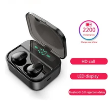 Новинка, X7 TWS, сенсорное управление, настоящие беспроводные наушники, Bluetooth 5,0, наушники, водонепроницаемые, наушники, гарнитура с 2200 мАч, Дополнительный внешний аккумулятор