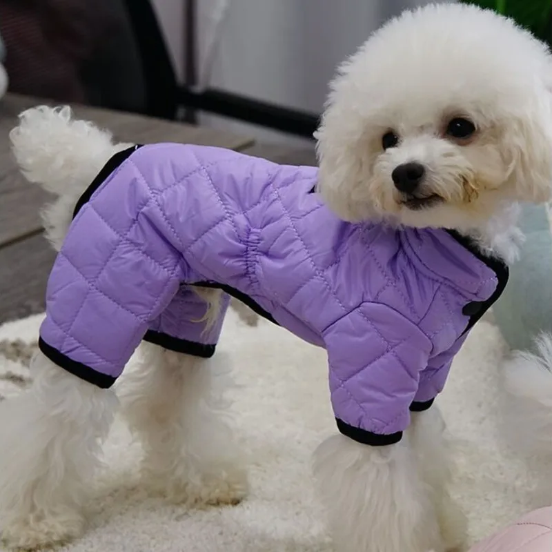 

2019 Winter Pet Dog Clothes Super Warm Jacket Thicker Cotton Coat Waterproof Small Dogs Pets Clothing For French Bulldog Puppy