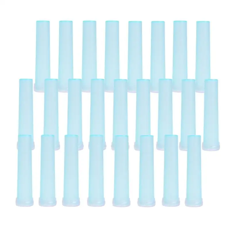 

25pcs Plastic Water Tube With Rubber Cap Fresh Flowers Arts Crafts