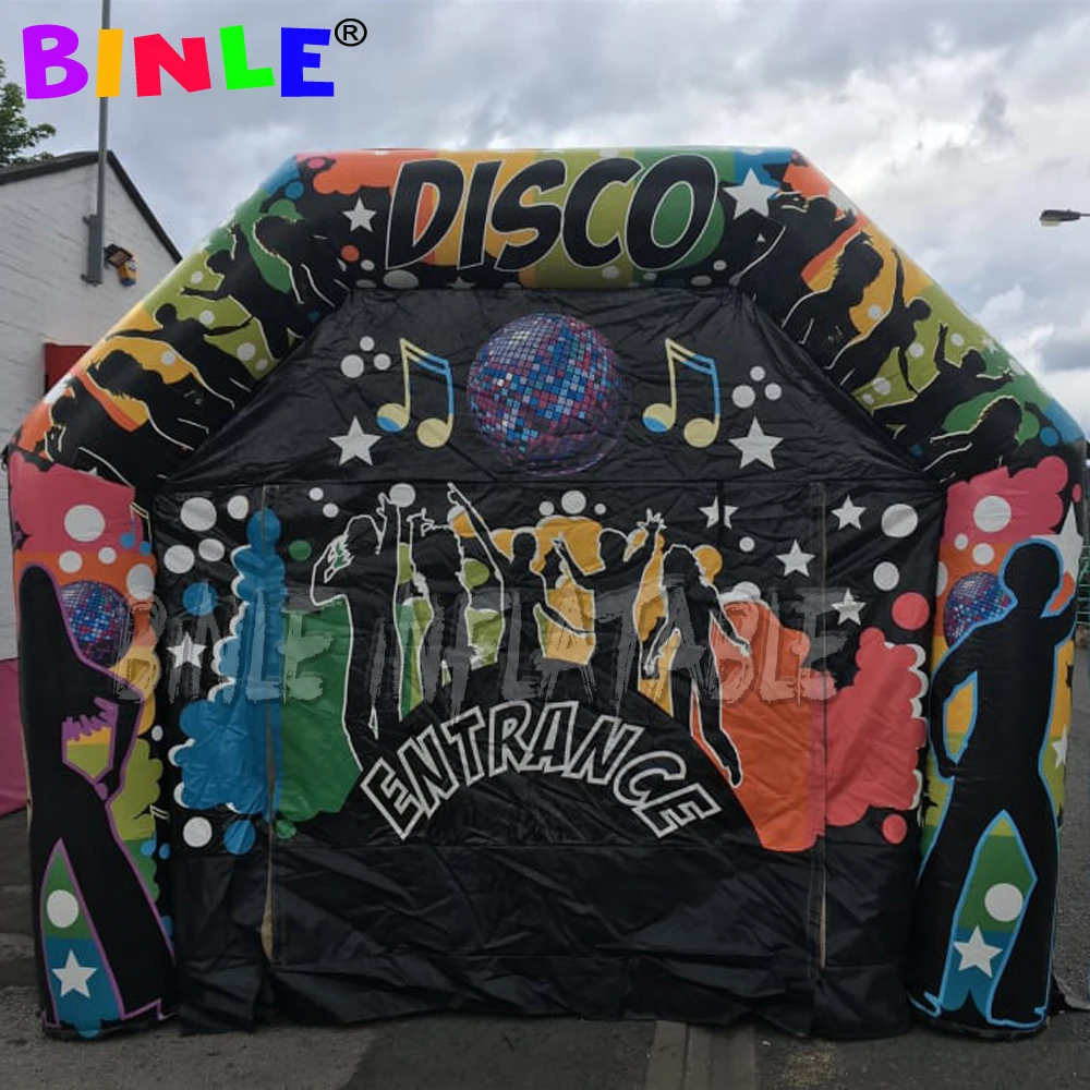 Outdoor Funny Dance 6x4.5x3.6m Inflatable Disco Tent Party