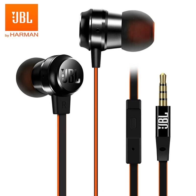 

JBL T280A+ 3.5mm Wired Earphone Stereo Bass Headset Sports Earbuds Handsfree with Mic Line Control for iPhone Android Smartphone