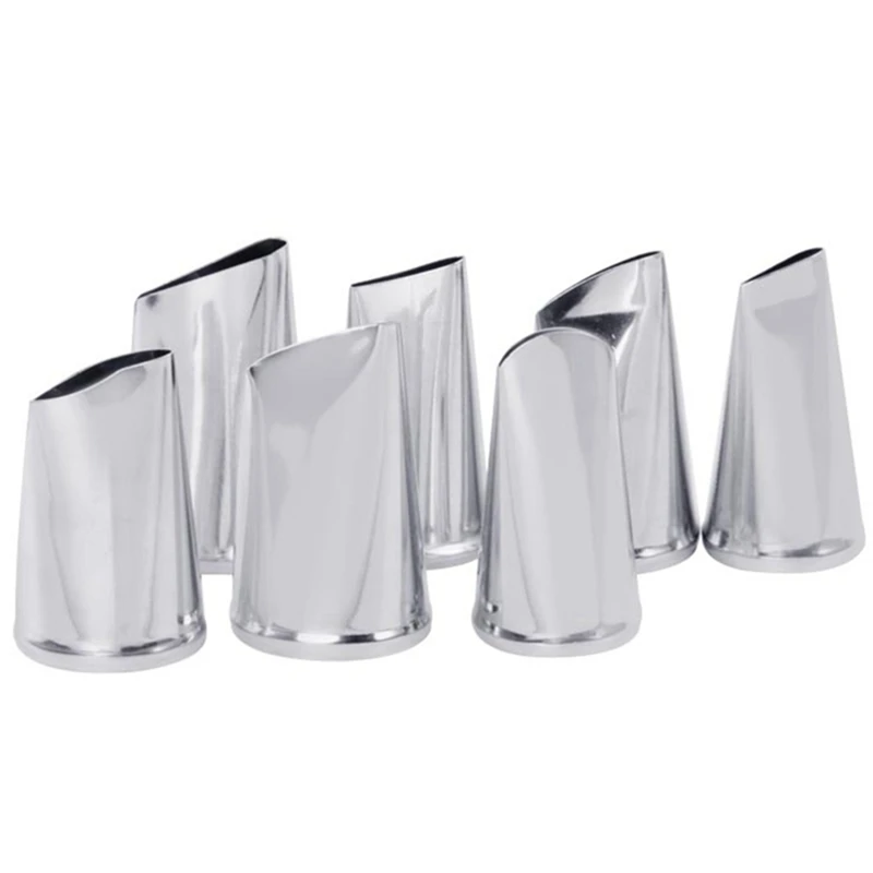 7pcs 7 шт./компл. насадки для кондитерских сумок глазирование торта декорирование инструменты Кондитерские насадки для кондитерского шприца насадки многоразовый кондитерский мешок - Цвет: 7pcs