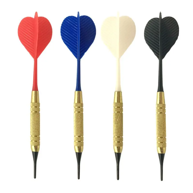 12 Dart Pro Plastic Soft Tip Darts Assorted Colors Pub Bar Darts 50