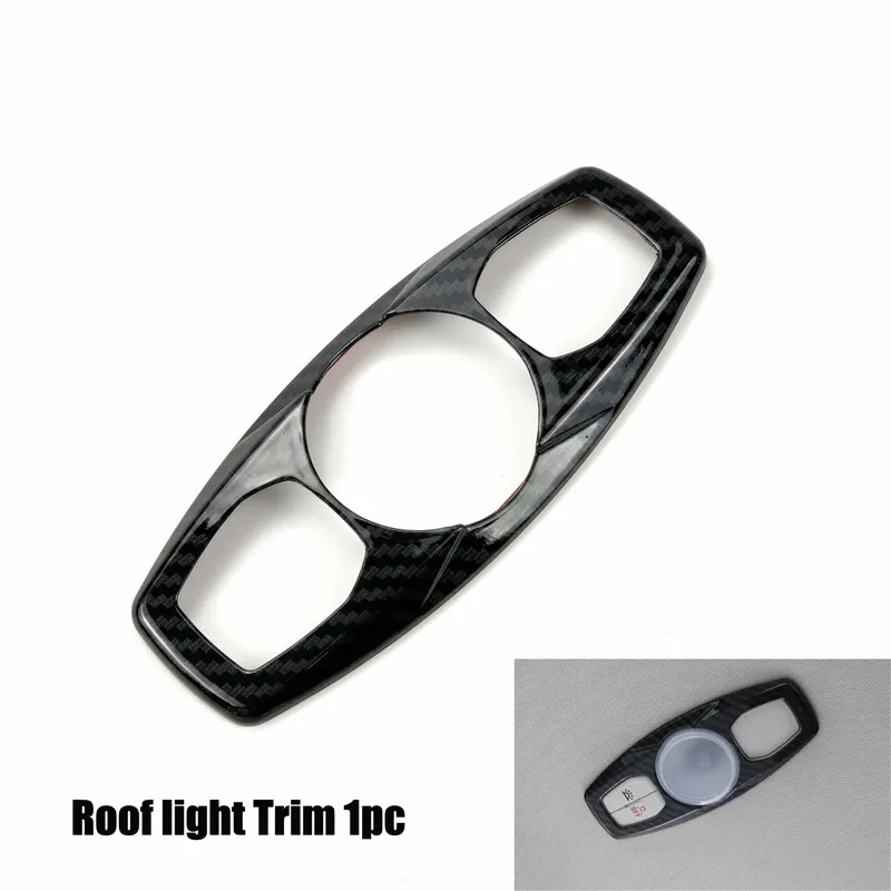 Roof light Trim 1pc Для Ford Focus 3 2012- полностью внутренняя наклейка из углеродного волокна наклейка крышка ручка вентиляционная консоль панель Корпус чехол Аксессуары - Название цвета: Roof light Trim 1pc