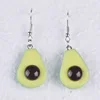 Fashion Resin ceramic kawaii food fruit heart Avocado earrings women drop dangle earring ear jewelry ornament girl jewellery ► Photo 2/6