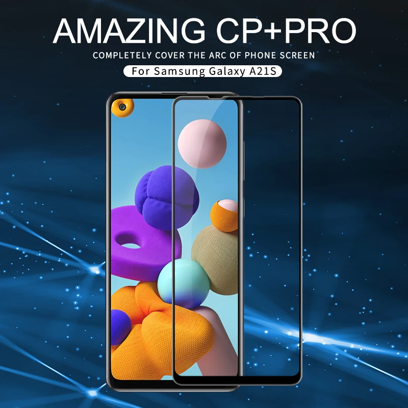 Закаленное стекло для Samsung Galaxy A21S Взрывобезопасное закаленное защита экрана NILLKIN