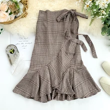 Новая модная женская осенняя Женская юбка