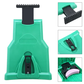 

Woodworking Chainsaw Teeth Sharpener Portable Sharpen Chain Saw Fast Grinding Sharpening Chainsaw +5pcs Additional Whetstone