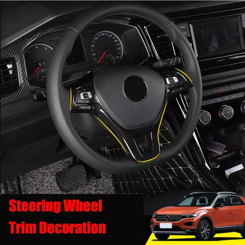 Автомобильные аксессуары на руль для Volkswagen Jetta Golf Sportsvan 7 Polo Caddy Amarok Lavida Passat Tiguan Touran
