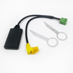 Adaptador de Cable auxiliar MMI 3G AMI de 12 Pines, Bluetooth 5,0, entrada de Audio inalámbrica para Audi A4, A6, Q5, Q7, A5, S5