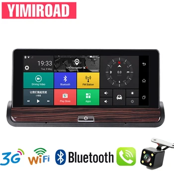 

YIMIROAD G2 Rear View Mirror 3G Car Dvr Reverse Camera Remote Parking Monitor GPS Navigator Auto Recorder Full HD 1080P Dash Cam