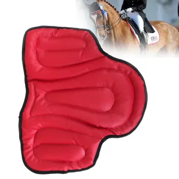 

Comfortable Jumping Outdoor Equestrian Equipment Accessories Thickening Horse Riding Saddle Pad Training Shock Absorption PU