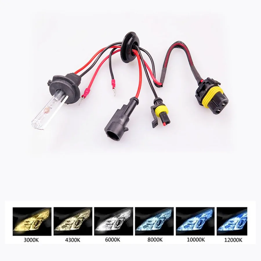 Ксеноновые фары HID 2 шт. 35 Вт H1 H3 H7 H8 H9 H11 HB3 HB4 881 детской H10 30000K 4300 3000 6000 автомобильные