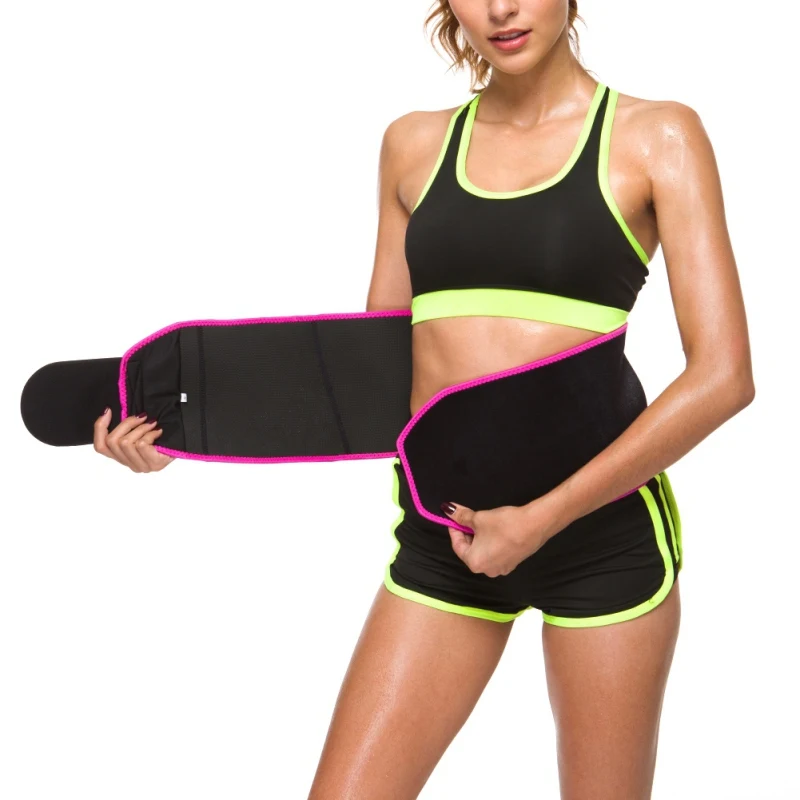 Для Похудения Body Shaper Пояс тренажерный зал талии триммер Поддержка с карманом утягивающие пояса