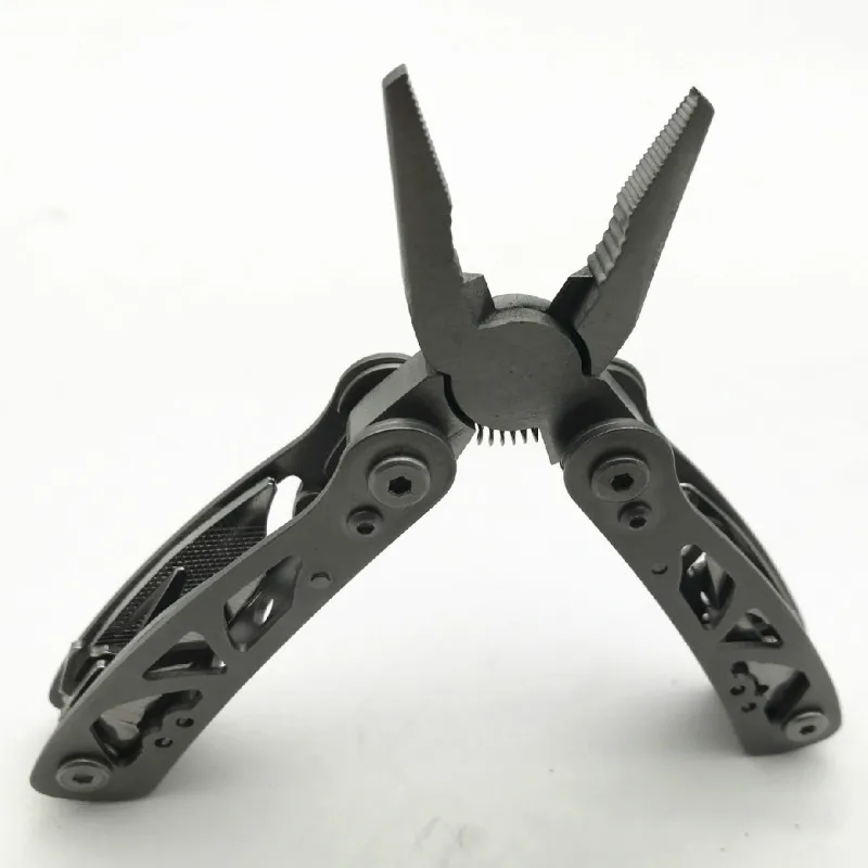 

Small multi-function knife and pliers Creative hollow multi-function stainless steel pliers Multi-tool camping tools