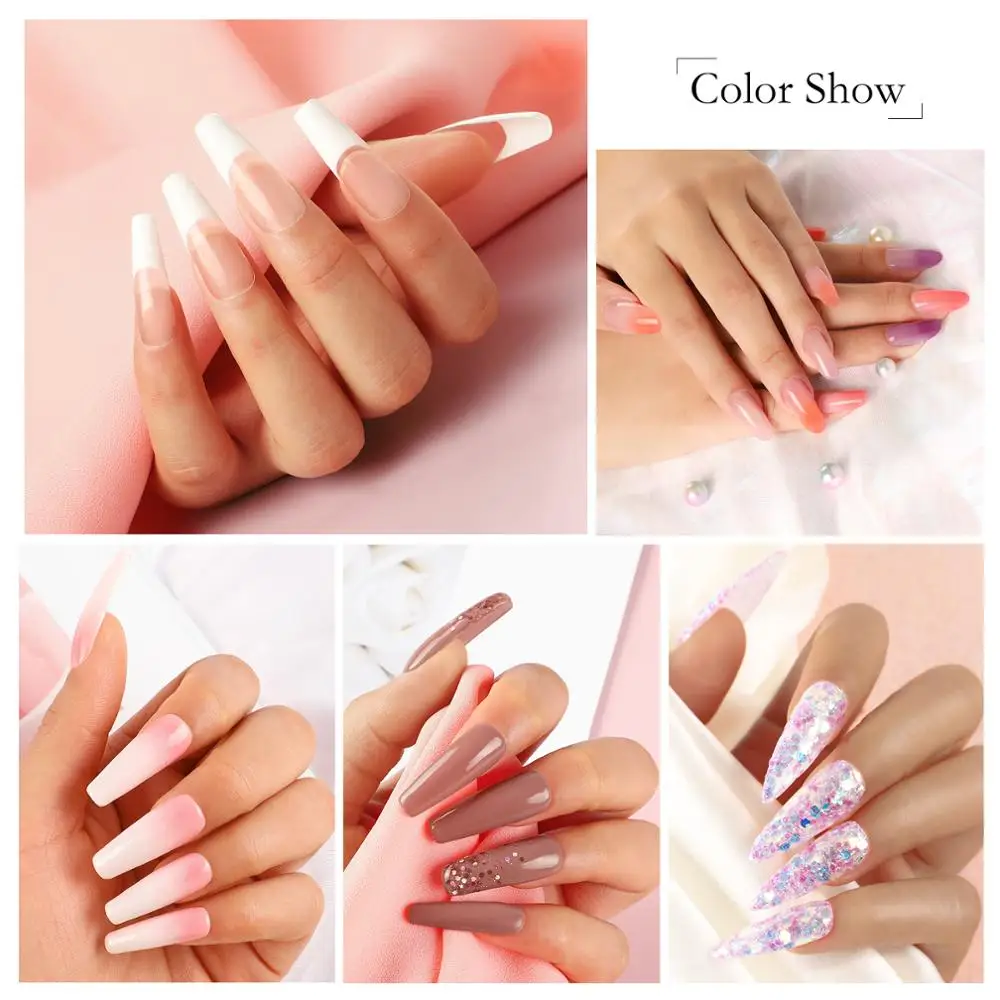 COSCELIA Professional Poly Nail Gel Kit Of Set Art Design Decorations Extension For Kit|Комплекты и наборы| |