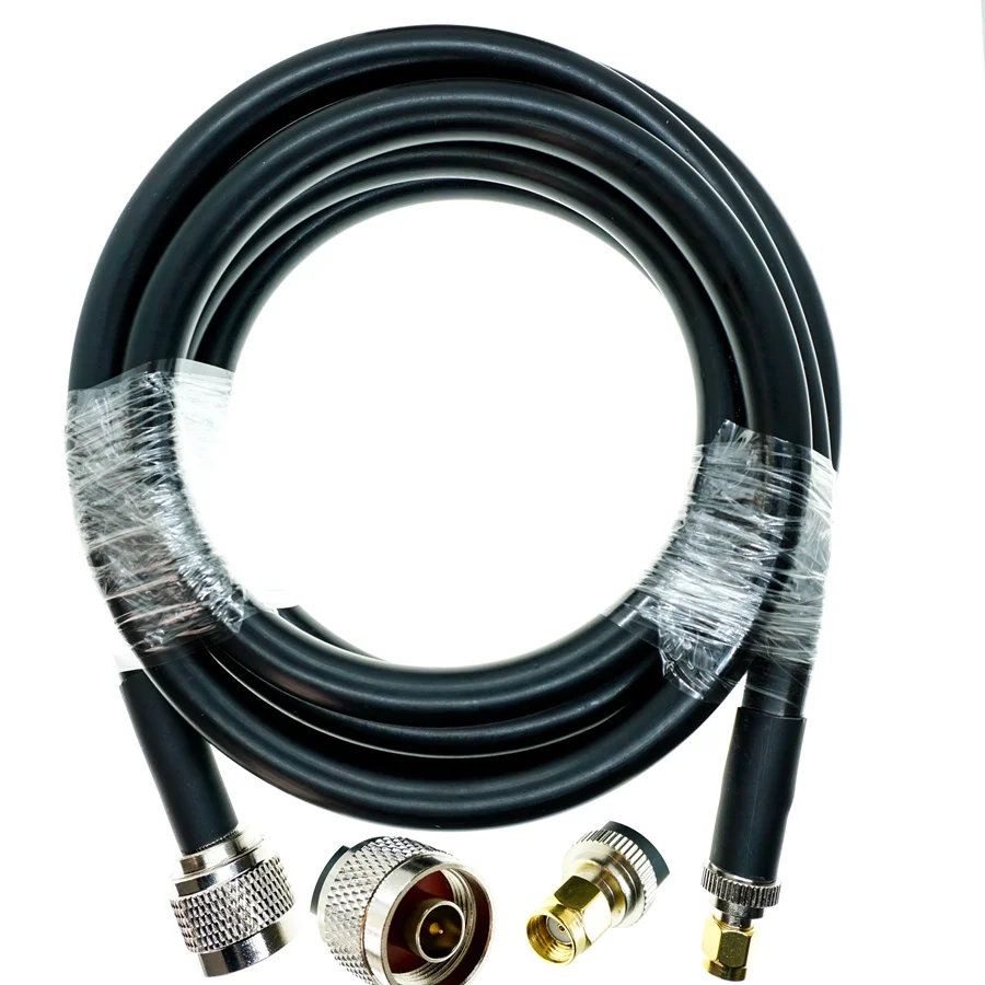 Cabo n Macho para Rpsma Macho Rp-sma 4g Lte Amplificador Celular Impulsionador de Sinal Vhf cb Presunto rf Coaxial Extensão Jumper Trança g Lmr400