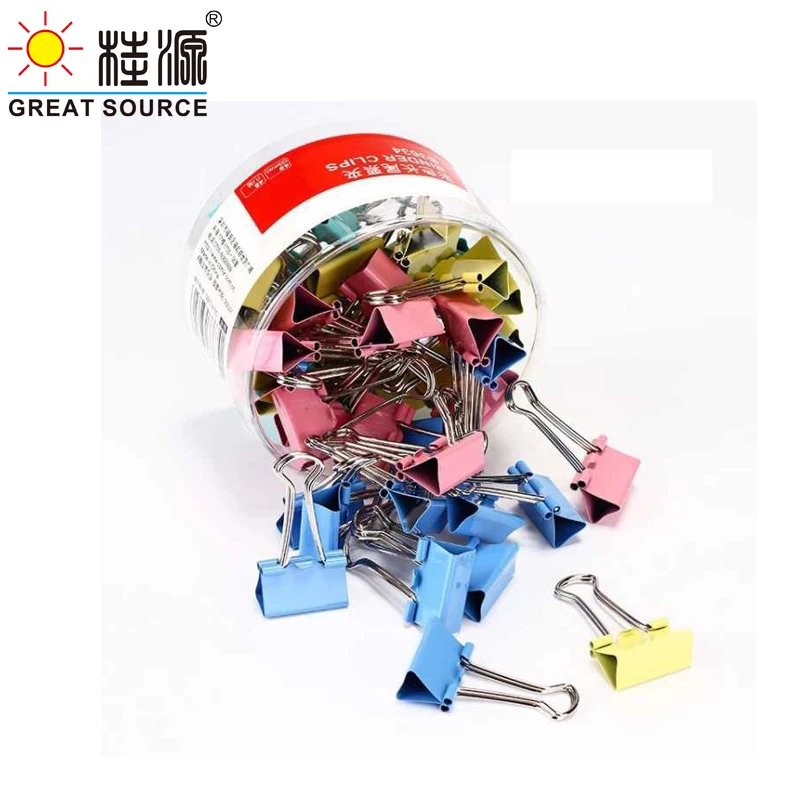 

Long Tail Binder Clip Paper Clip Colorful Metal Clips Multi Size Assortment Color(2 Boxes)