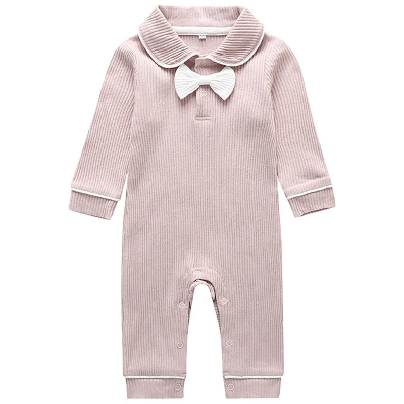 baby boy ribbed romper