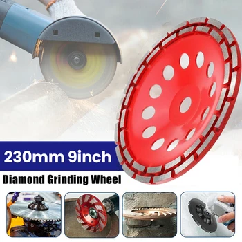 

Diamond Grinding 230mm 9Inch Durable Diamond Coated Grinding Wheel Disc For Angle Grinder