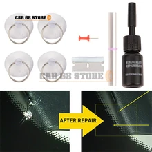 

1 Set Car Windshield Repair Kit Glass Windscreen Repairing Tools Set Chip Crack Quick Repairing Solvent Resin Auto Repair Tool