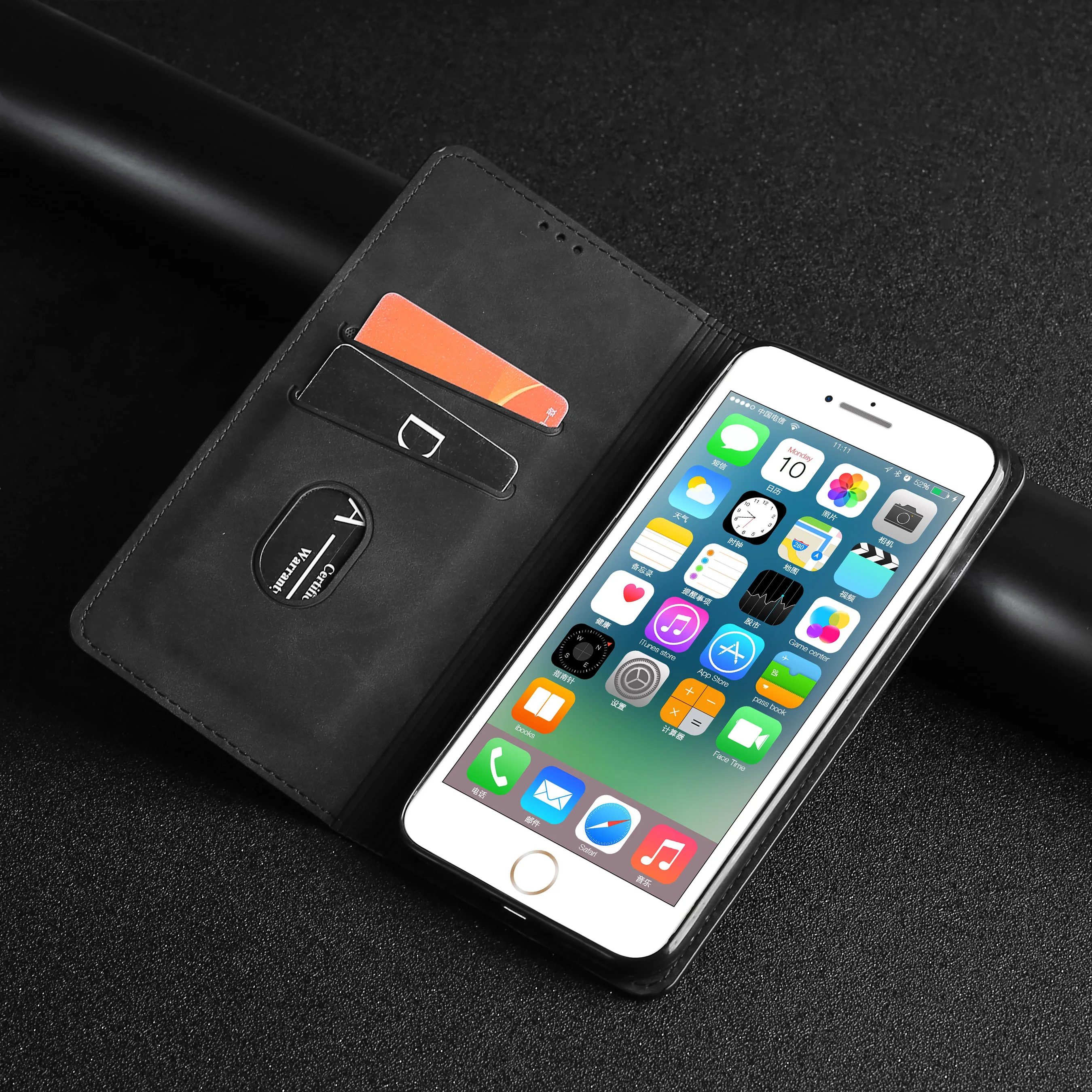 Кожаный чехол книжка для motorola E5 E6 G4 G5 G6 G7 Play G8 Plus магнитный простой стильный Power EUR
