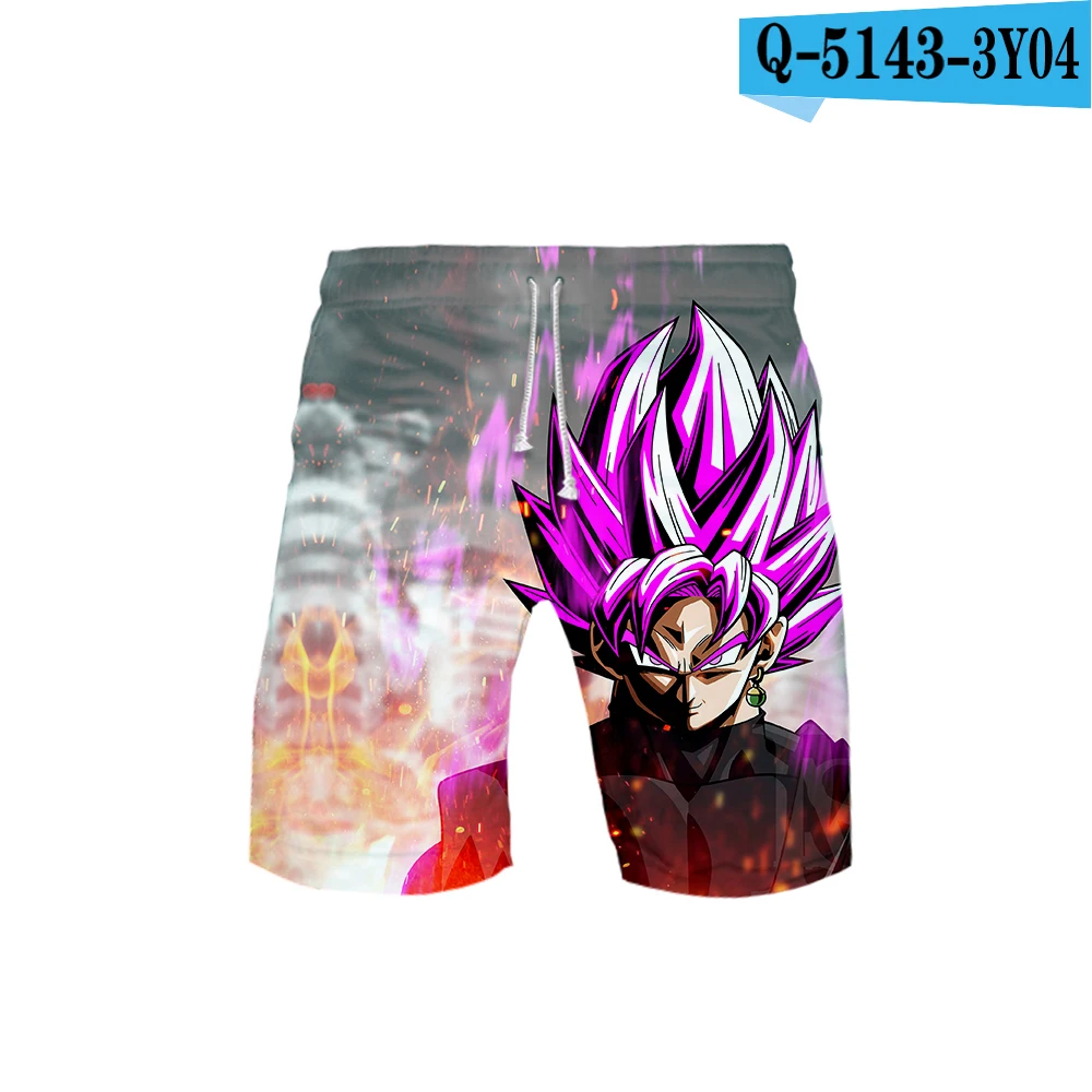 Специфический DRAGON BALL 3D Пляжные шорты с рисунком популярного аниме модные летние повседневные шорты Модная одежда в стиле «хип-хоп» с короткими 3D Брюки пляжная одежда - Цвет: Q5143
