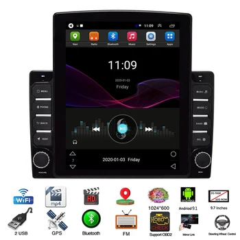 

​2DIN 10.1"Android9.1 Car Stereo Radio GPS Nav Vertical screen HD Touch Screen 2GB 32GB