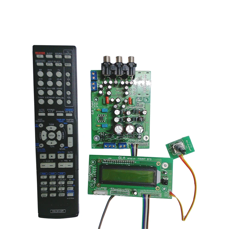 HiFi Infrared Remote Control Volume Control Adjust audio Amplifier Preamp Board Input Selection Tone Board With Display T0914